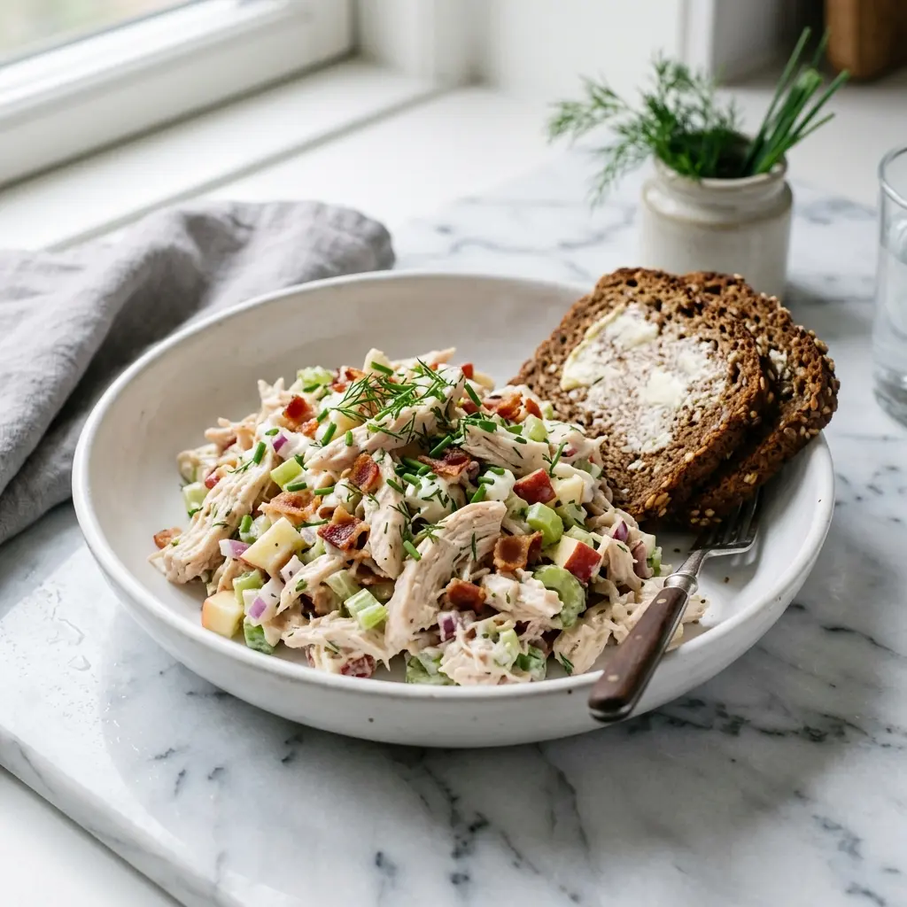 Fotografija recepta Domaća pileća salata kao sveže salate