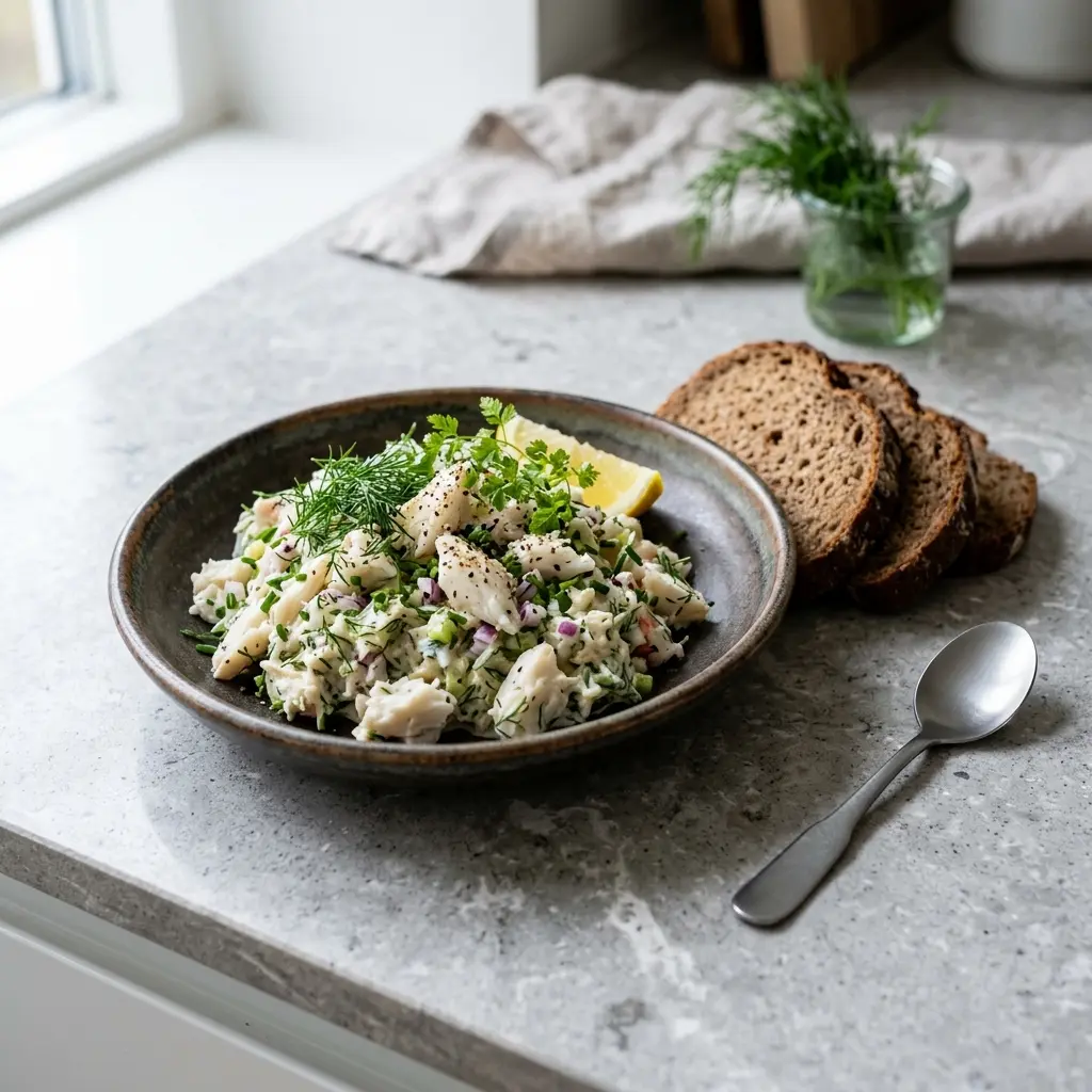 Fotografija recepta Domaća salata od krabe kao sveže salate