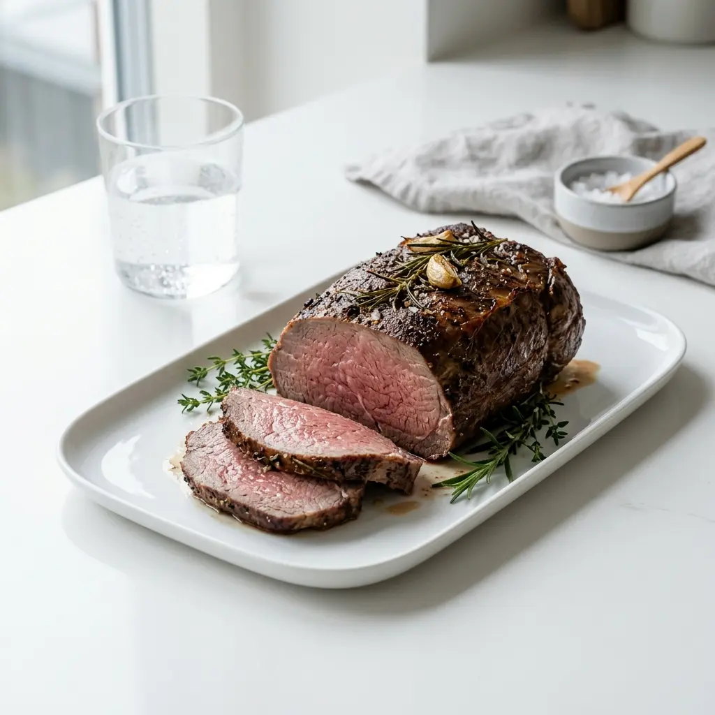 Fotografija recepta Goveđi striploin iz rerne kao pripremljenog domaćeg jela