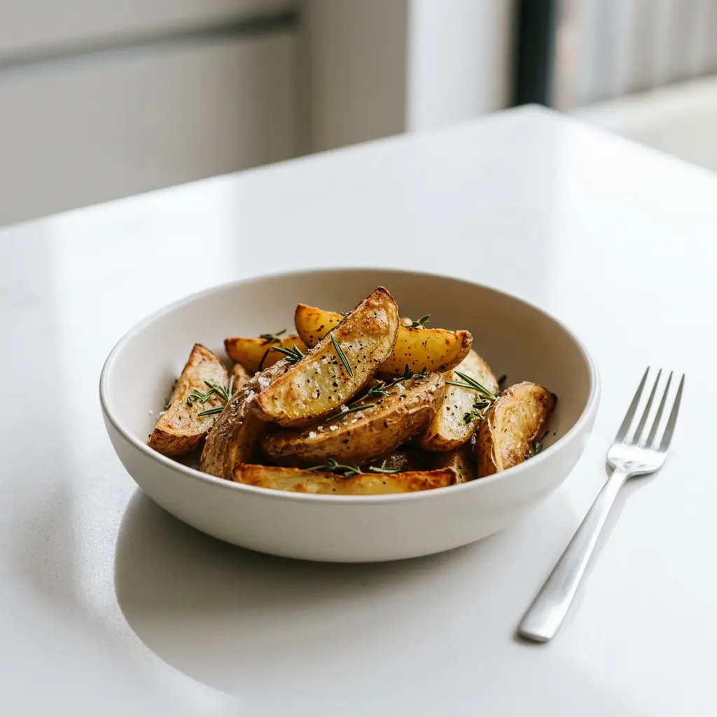 Fotografija recepta Krompir u fritezi na vruć vazduh kao pripremljenog domaćeg jela