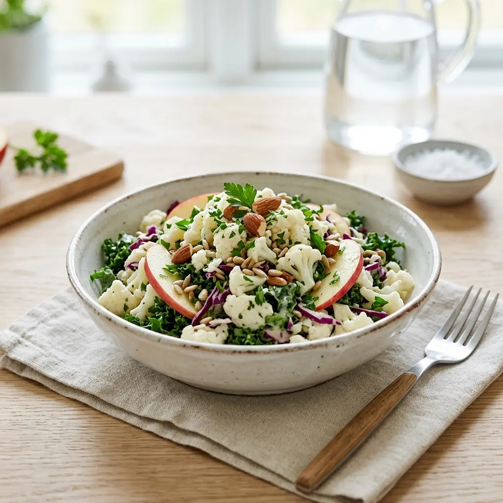 Fotografija recepta Salata od karfiola kao sveže salate